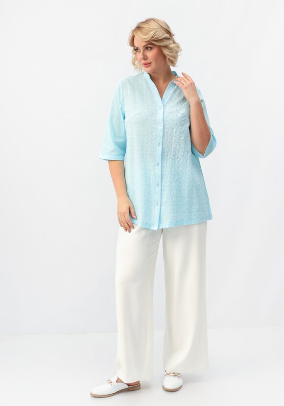 Рубашка из хлопка с шитьем шир.  580, рис. 18