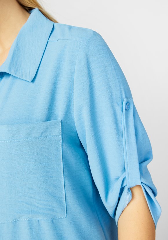 Костюм: блуза на пуговицах и брюки шир.  580, рис. 18