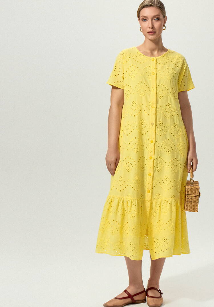 Платье ажурное с цельнокроеным рукавом шир.  750, рис. 16