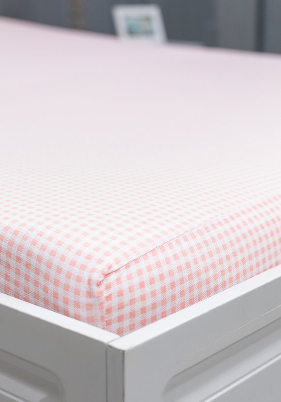 Простыня на резинке Клетка шир.  580, рис. 3