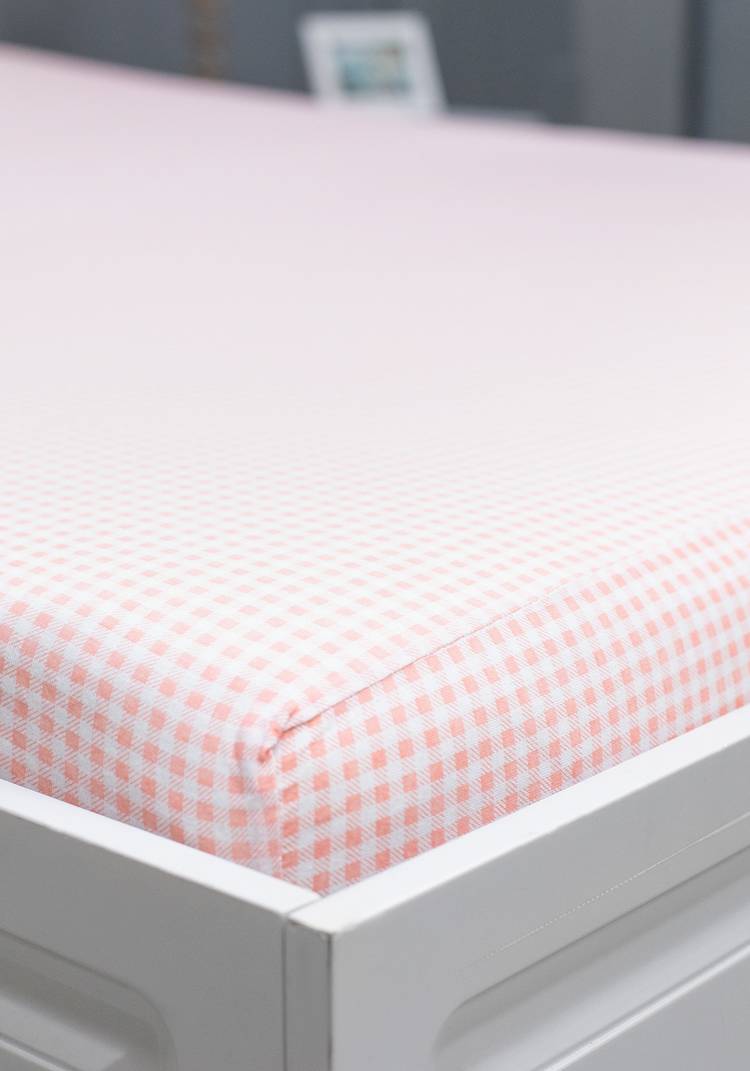 Простыня на резинке Клетка шир.  750, рис. 3