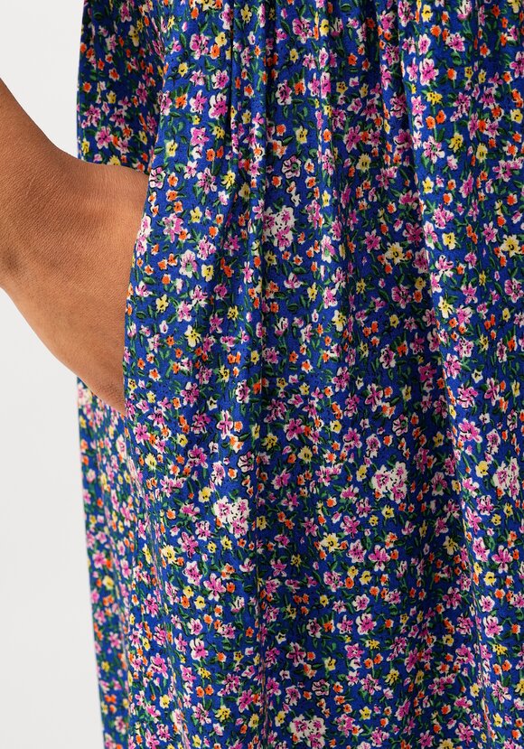 Платье с ярусами из штапеля шир.  580, рис. 7