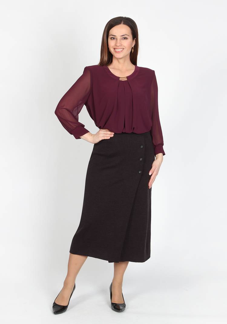 Юбка Марго из шерсти шир.  750, рис. 5