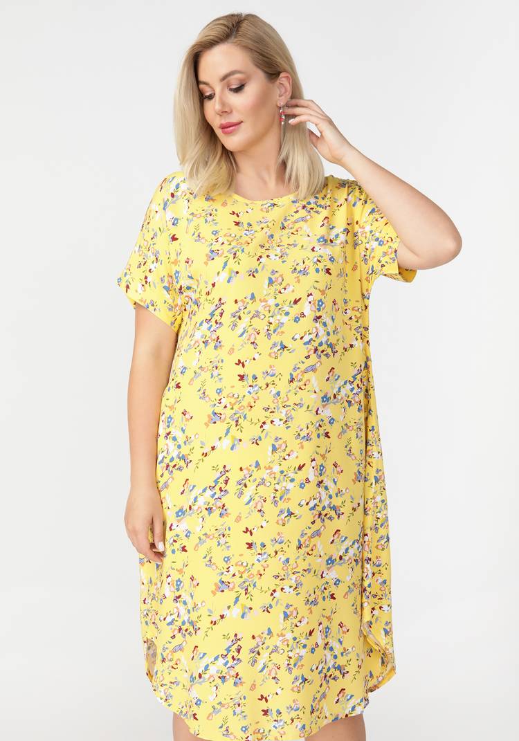 Платье в мелкий цветочек Майя шир.  750, рис. 9