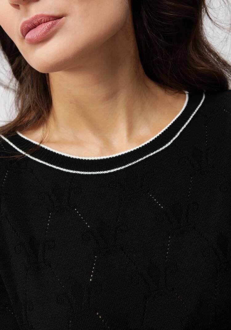 Джемпер с фактурным принтом шир.  750, рис. 5