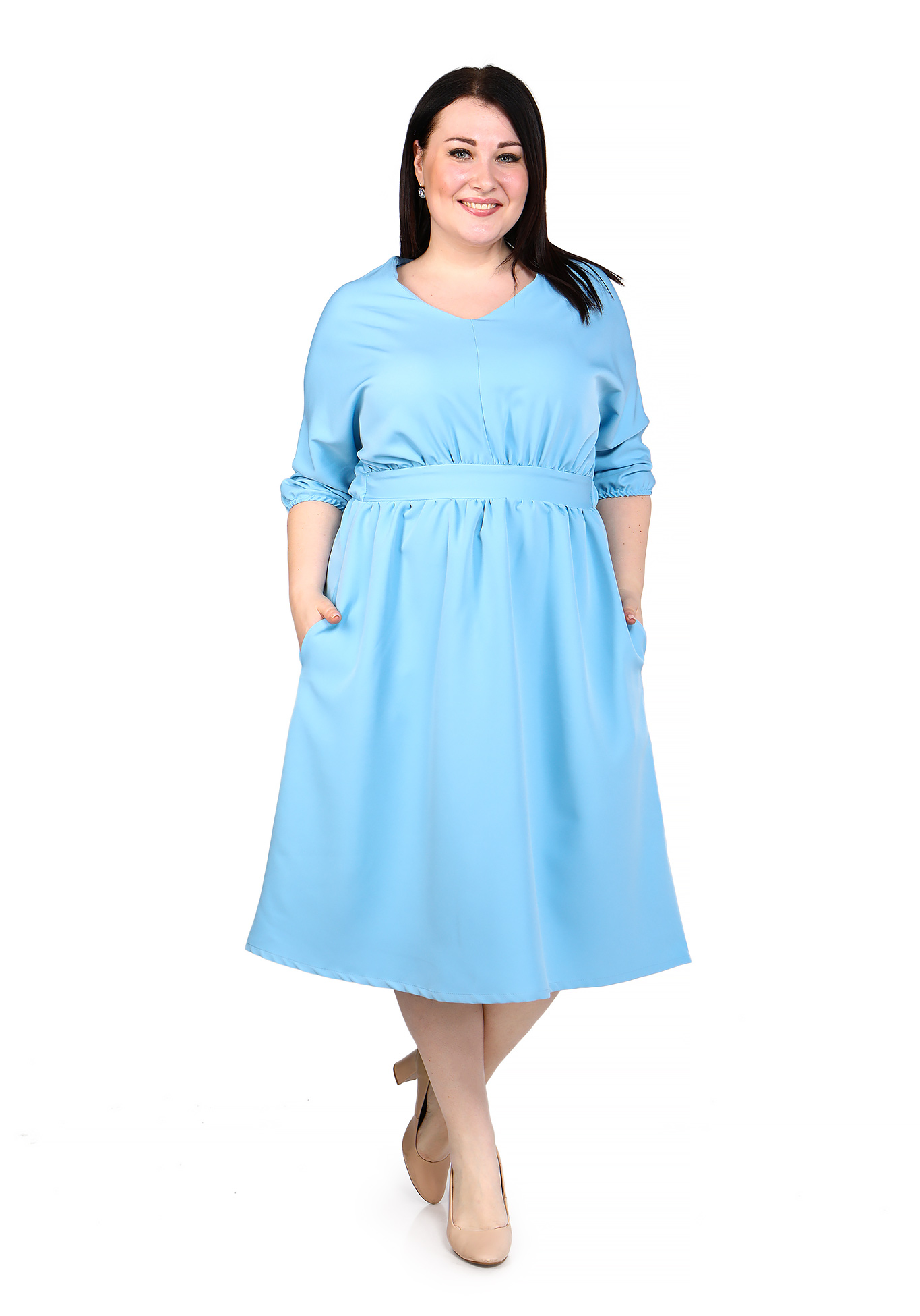 Платье "Чарующая красота" Vivienne Mare, размер 52, цвет сиреневый - фото 1