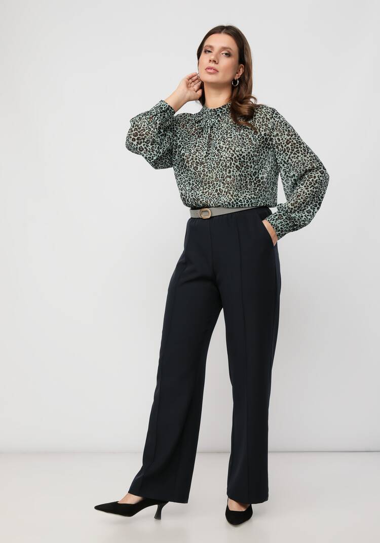 Брюки прямого кроя с комфортным поясом шир.  750, рис. 13