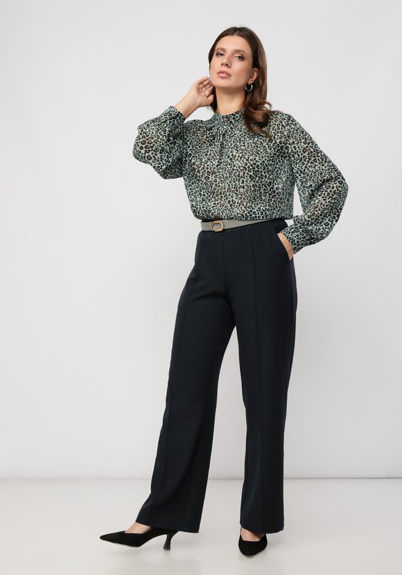 Брюки прямого кроя с комфортным поясом шир.  580, рис. 13