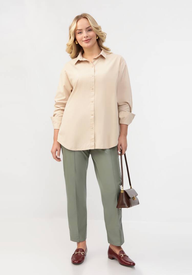 Брюки из экокожи со стрелками шир.  750, рис. 11