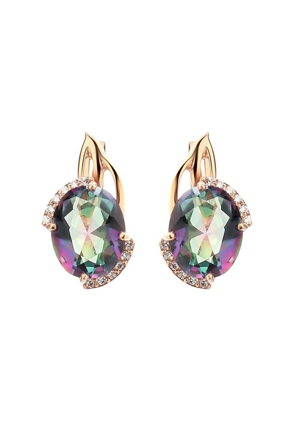 Серьги серебряные  Марианна шир.  580, рис. 1