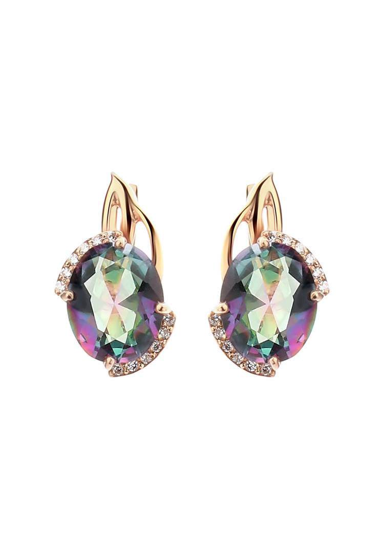 Серьги серебряные  Марианна шир.  750, рис. 1