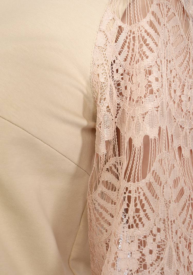 Топ-блуза с кружевным рукавом шир.  750, рис. 19