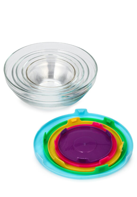 Набор стеклянных контейнеров с крышками 5 шт шир.  580, рис. 3