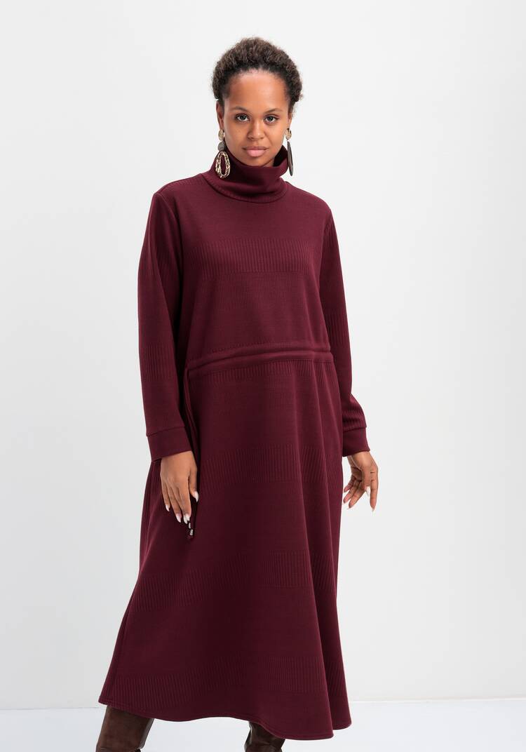 Платье из трикотажной ткани с кулиской шир.  750, рис. 33