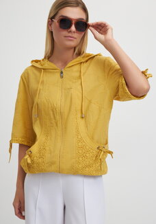 Пыльник на молнии с капюшоном