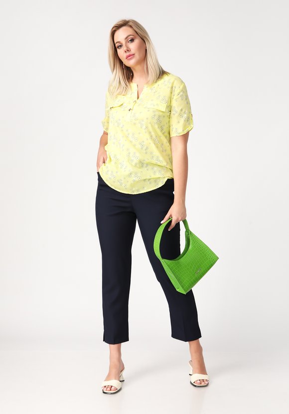 Блуза Геометрическая красота шир.  580, рис. 8