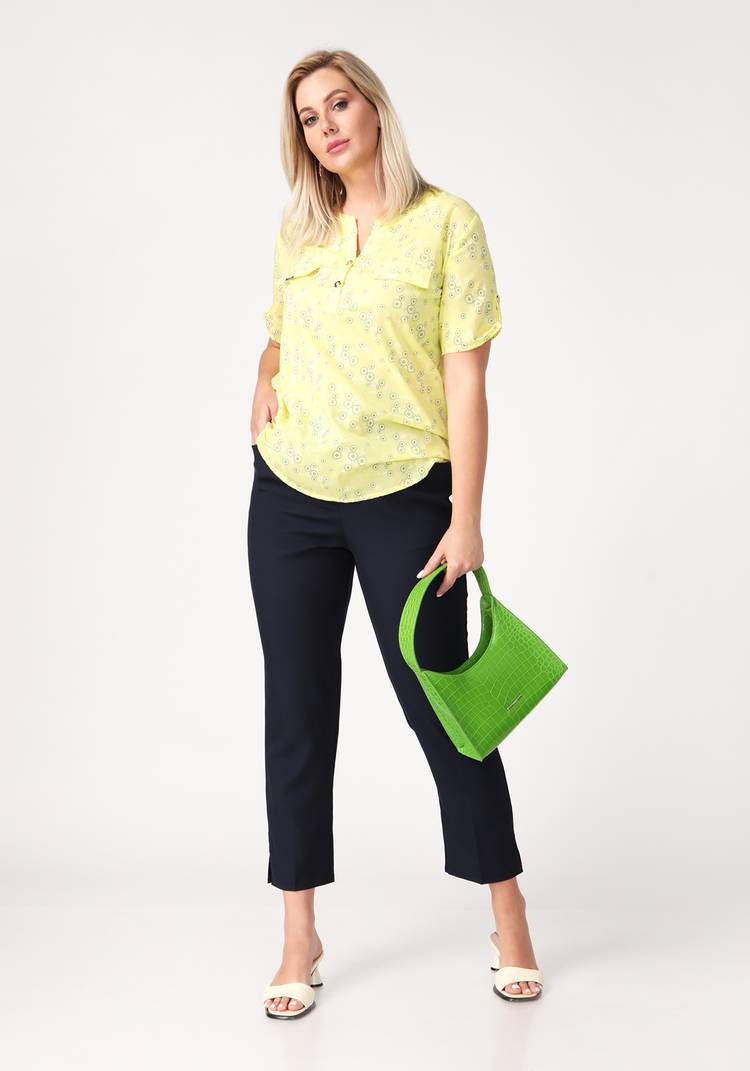 Блуза Геометрическая красота шир.  750, рис. 8