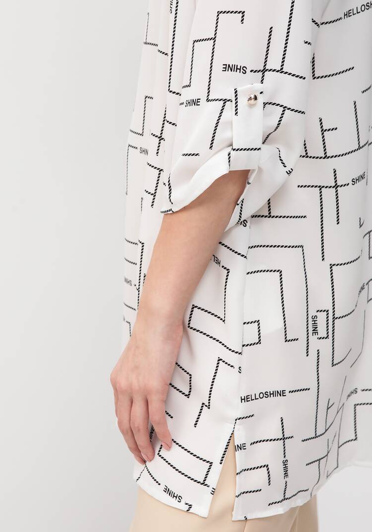 Туника с геометрическим дизайном Марта шир.  750, рис. 6