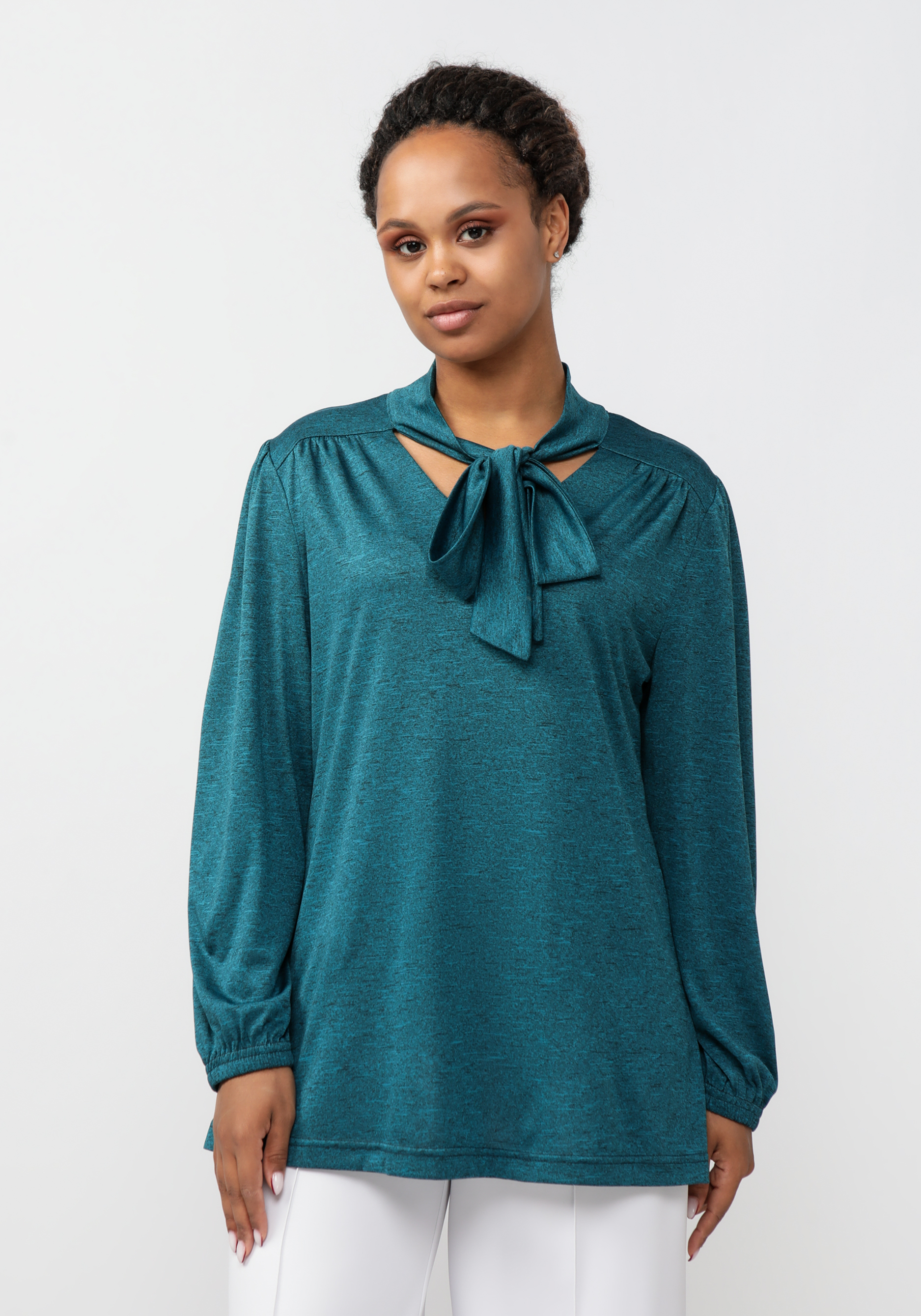 Блуза "Котена" Синель, цвет серый, размер 56 - фото 10