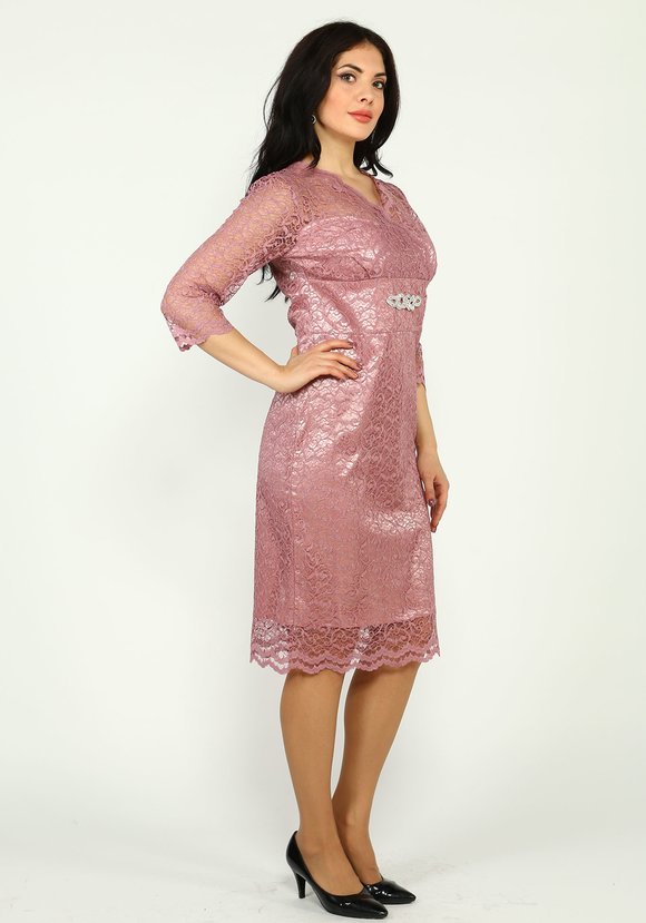 Платье кружевное с подвеской шир.  580, рис. 7