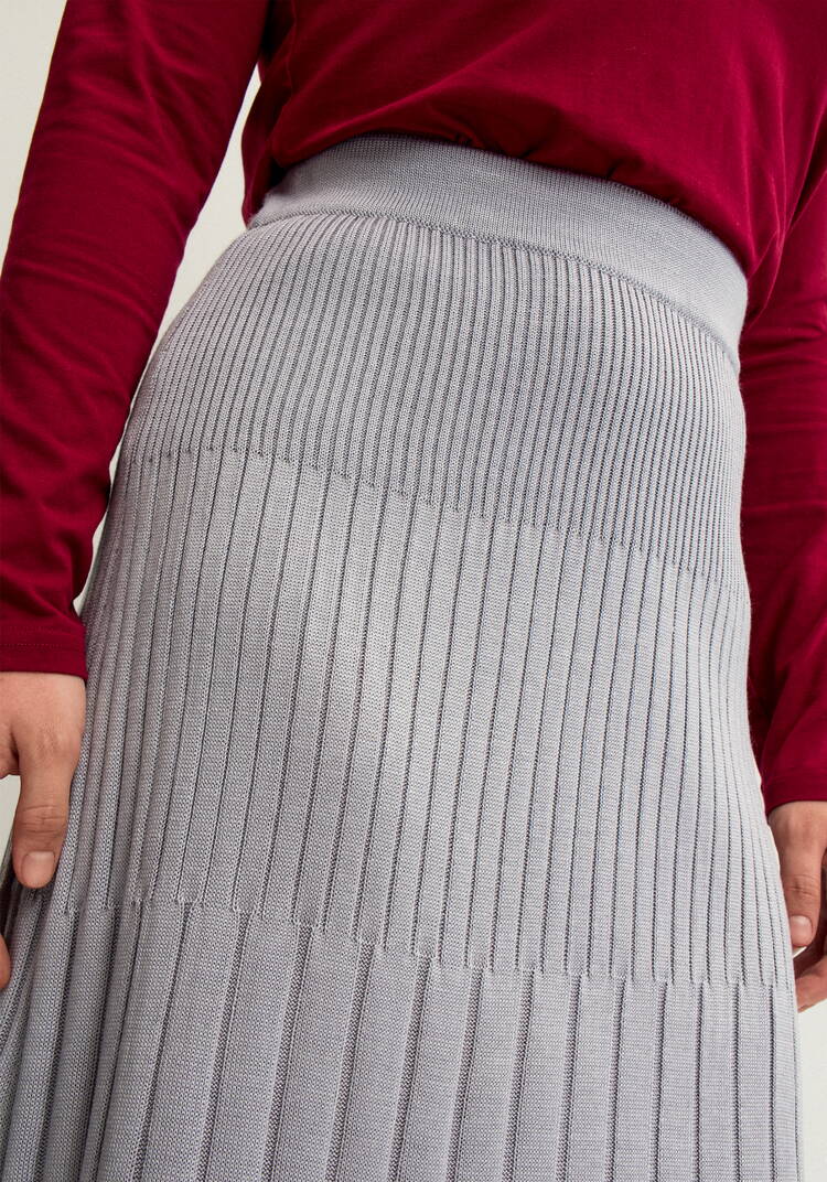 Юбка с фигурными складками шир.  750, рис. 5