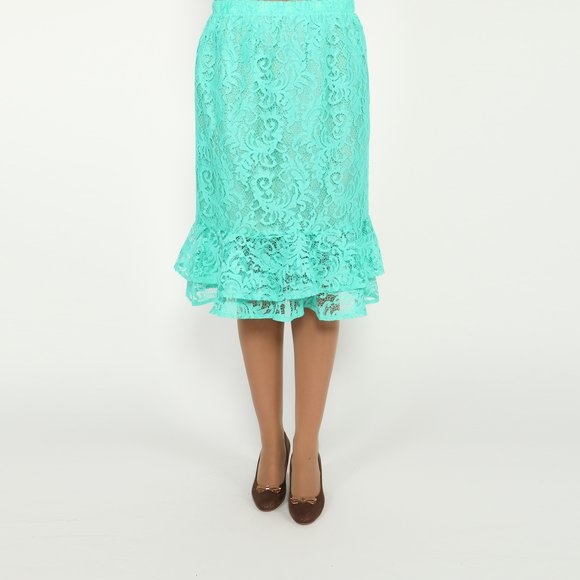 Юбка на резинке кружевная шир.  580, рис. 1