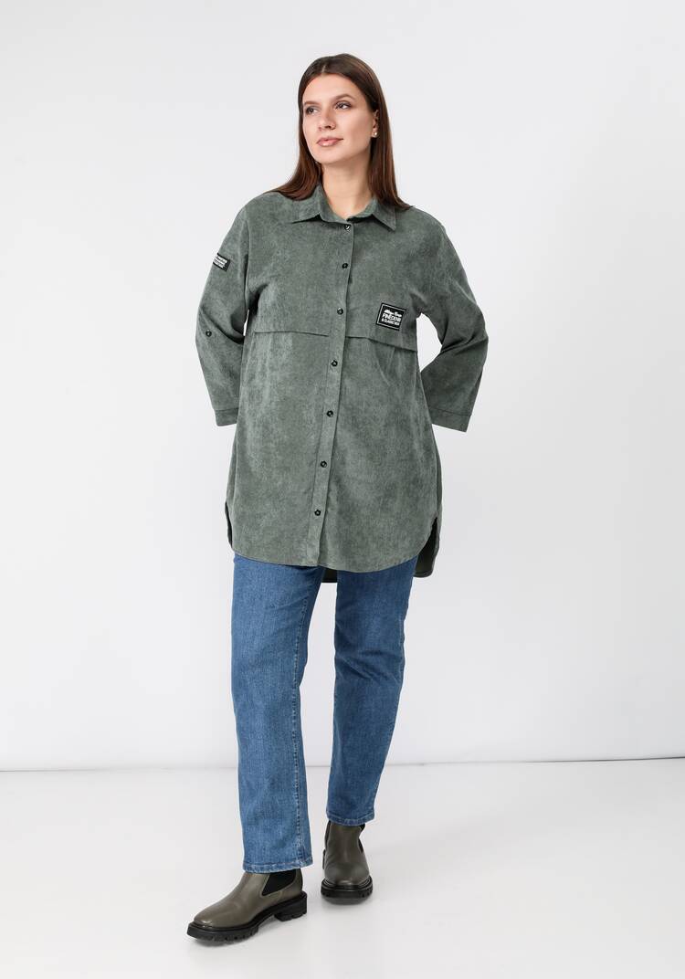 Рубашка вельветовая Гарсия шир.  750, рис. 27