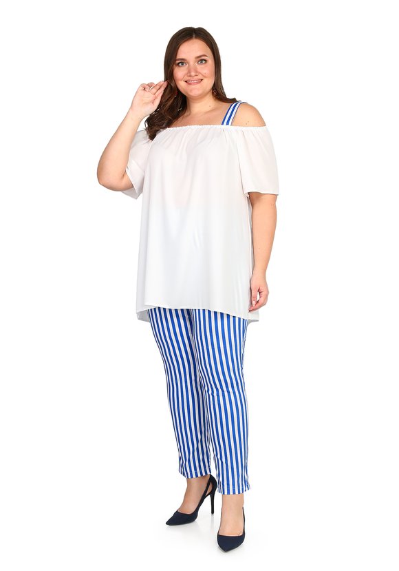 Блуза Стильное Вдохновение шир.  580, рис. 1