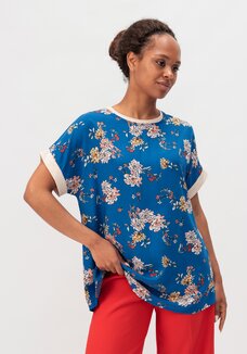 Блуза с цветочным принтом Аманда