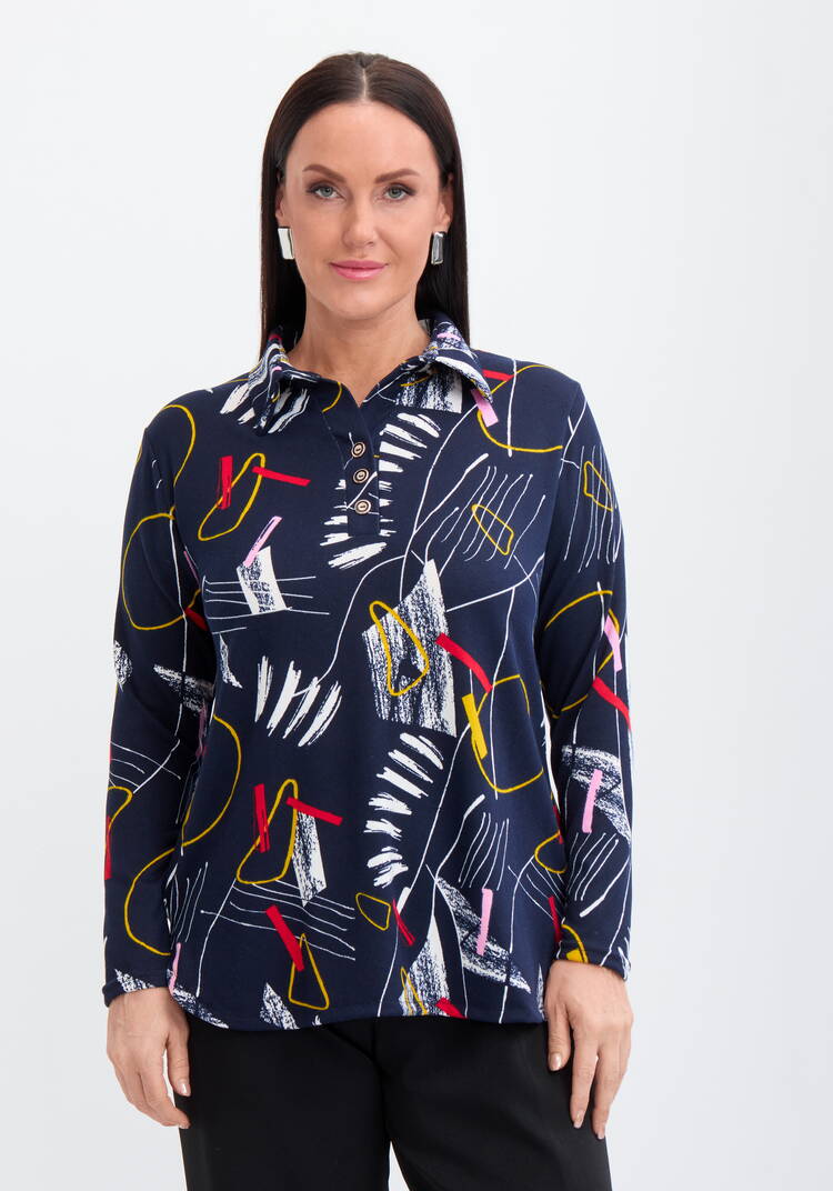 Лонгслив-поло Медея шир.  750, рис. 4