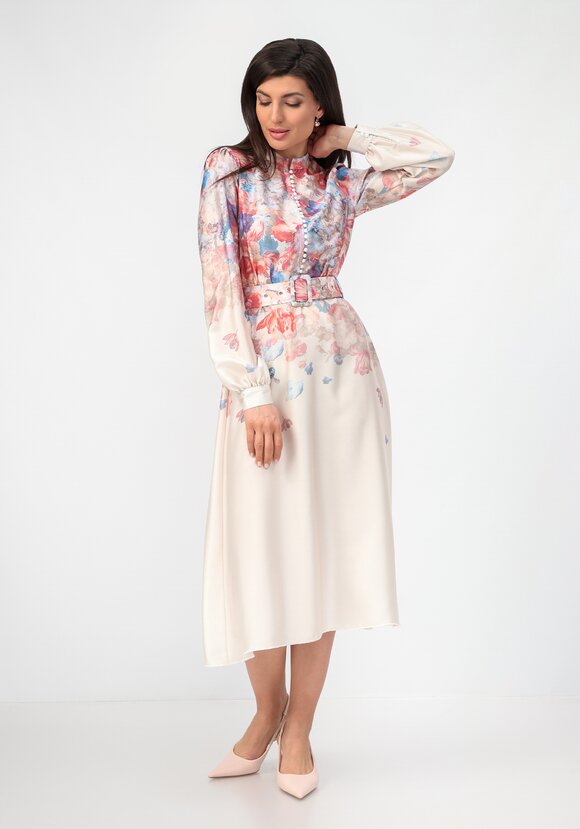 Платье с градиентным цветным рисунком шир.  580, рис. 8