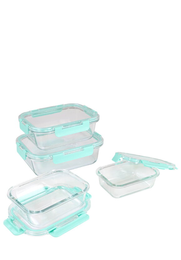 Набор стеклянных контейнеров с крышками шир.  580, рис. 15