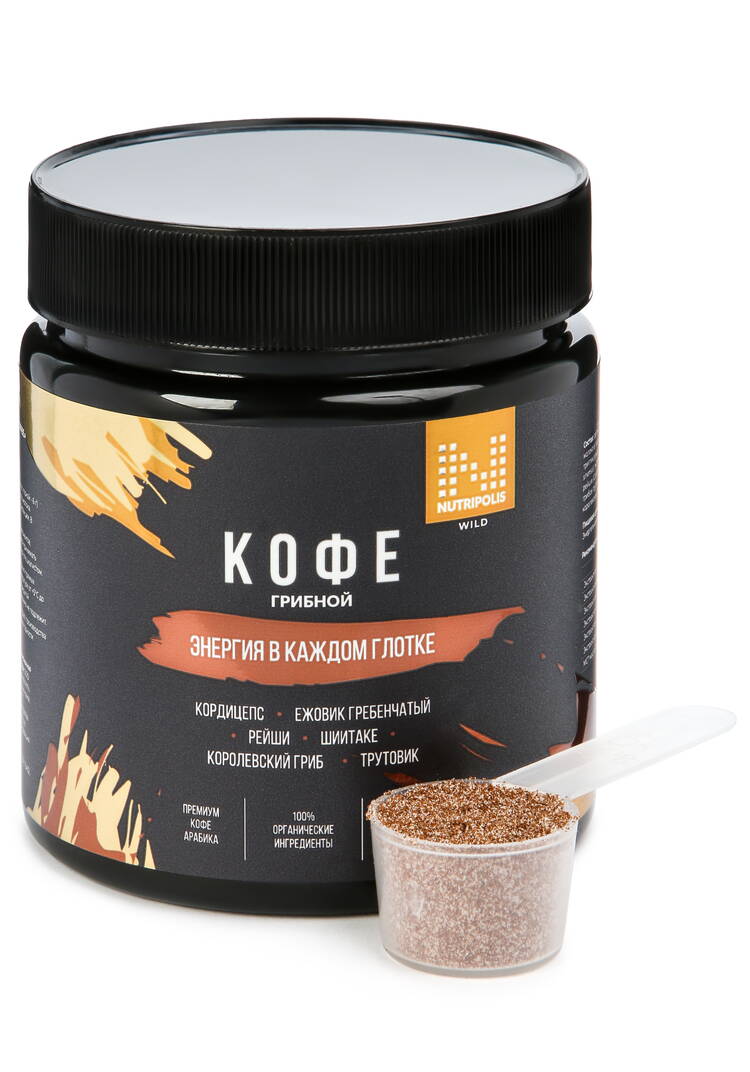 Напиток растворимый Грибной кофе шир.  750, рис. 3