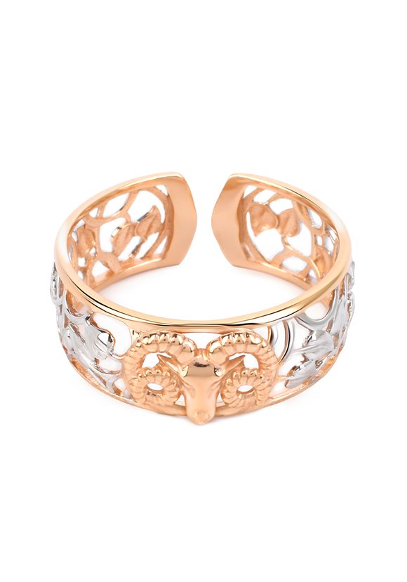 Серебряное кольцо, Знак Зодиака шир.  580, рис. 2