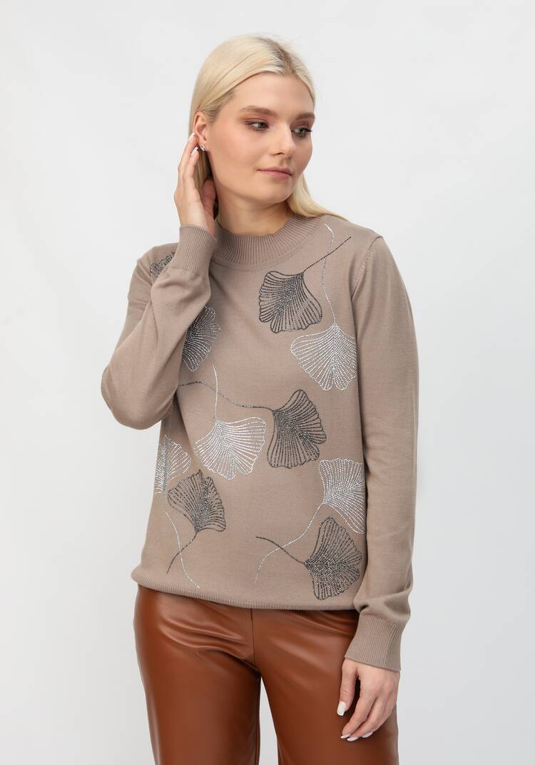 Джемпер Прекрасный цветок шир.  750, рис. 18