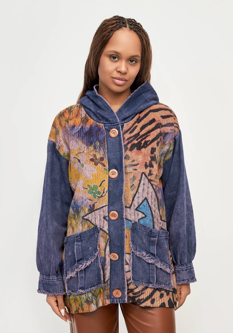 Джинсовая куртка Эшли шир.  750, рис. 4