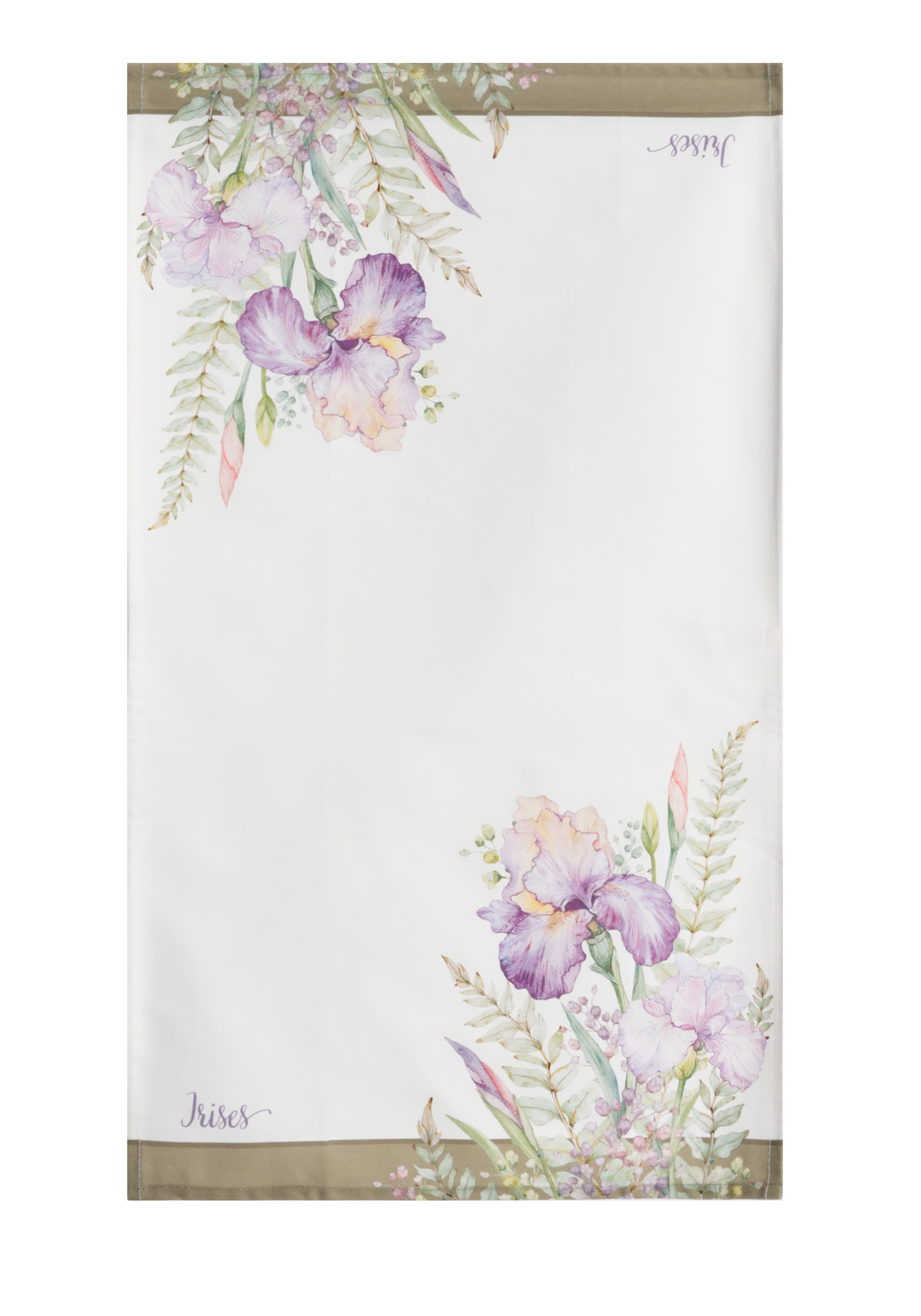 

Полотенце "Ирисы", Белый