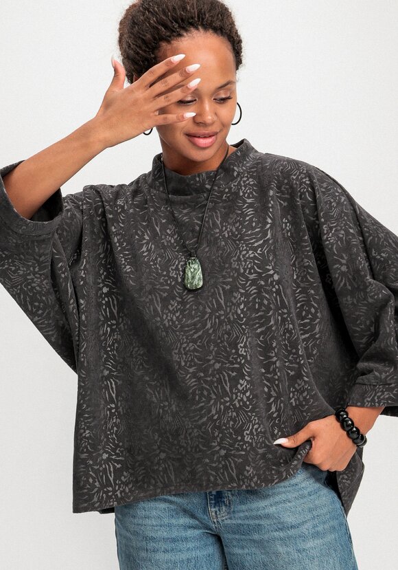 Блуза свободного кроя с рукавом 7/8 шир.  580, рис. 17