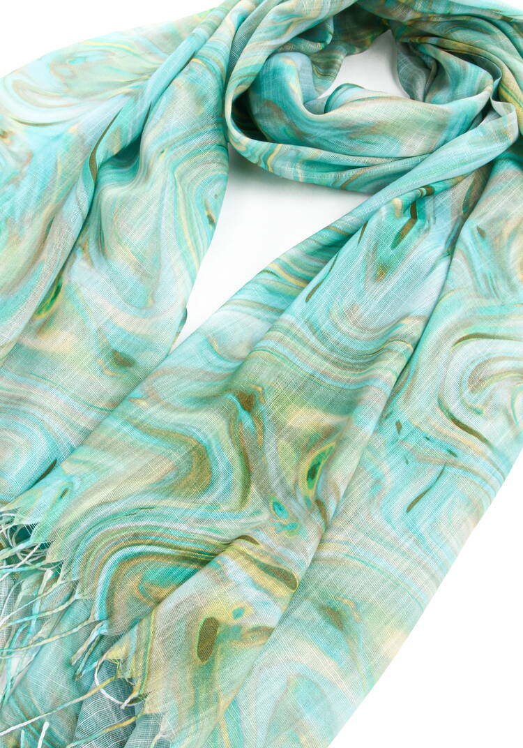 Палантин облегченный с принтом шир.  750, рис. 2