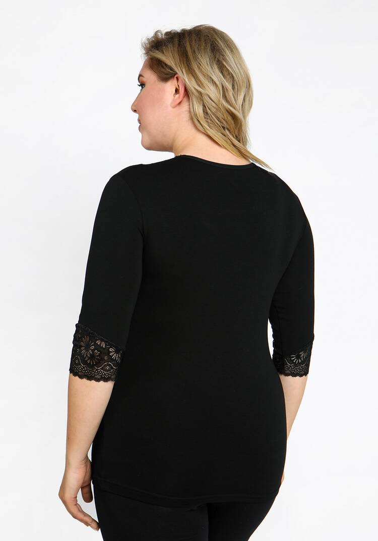 Майка с рукавом 3/4 Леди Кармен шир.  750, рис. 10