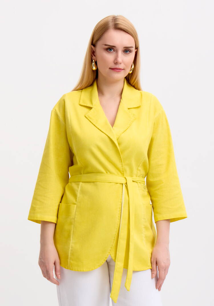 Жакет удлиненный прямого кроя шир.  750, рис. 3