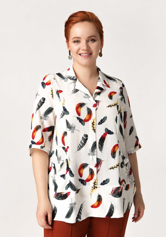 Блуза Яркая звезда шир.  580, рис. 1