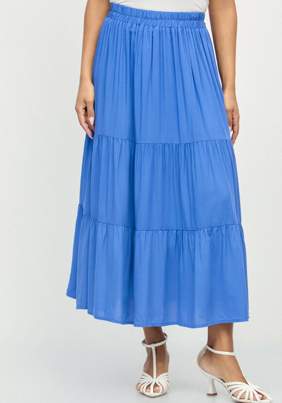 Юбка ярусная из штапеля шир.  580, рис. 19