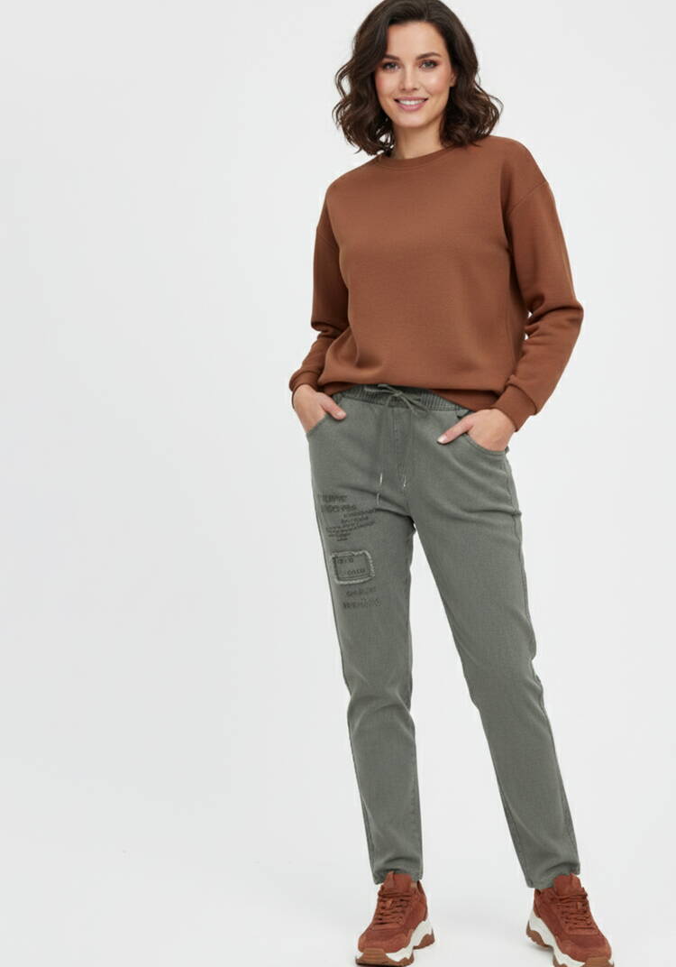 Джинсы с нашивкой шир.  750, рис. 7