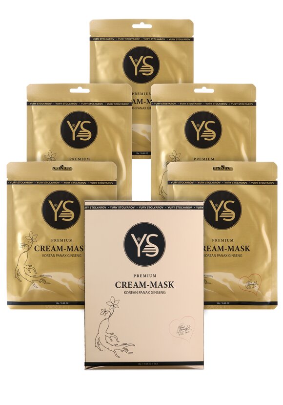 Маска на кремовой основе с женьшенем шир.  580, рис. 1