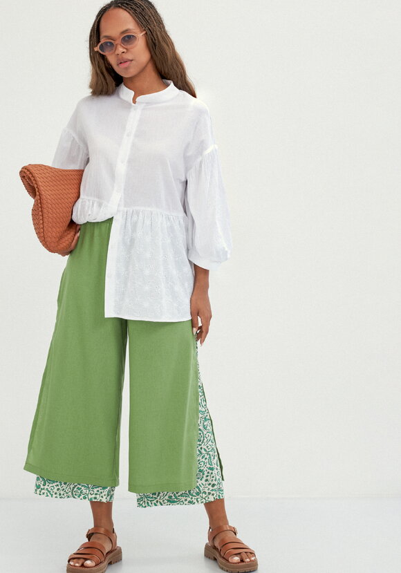 Брюки комбинированные длиной 7/8 шир.  580, рис. 15