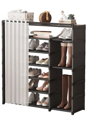 Обувница со шторкой на 20 пар