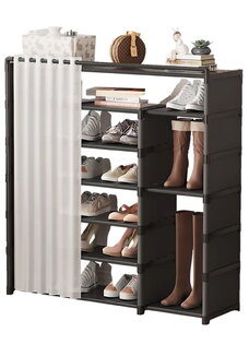 Обувница со шторкой на 20 пар