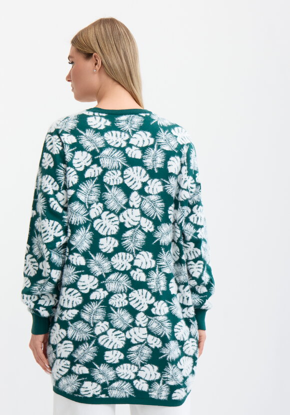 Туника пушистая с принтом шир.  580, рис. 84