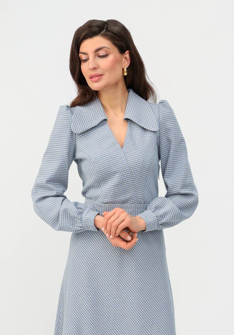 Платье с воротником свободного кроя шир.  750, рис. 25